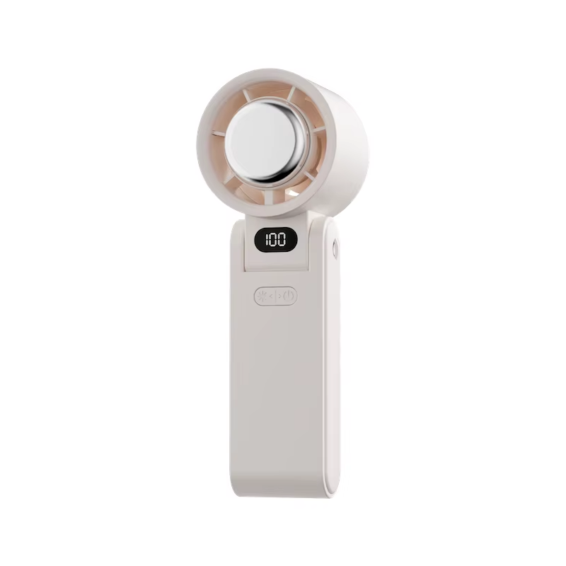 Ultimate High-Speed Rechargeable Portable Turbo Fan - 100-Level Foldable Mini Air Cooler with Long-Lasting 3600mAh Battery