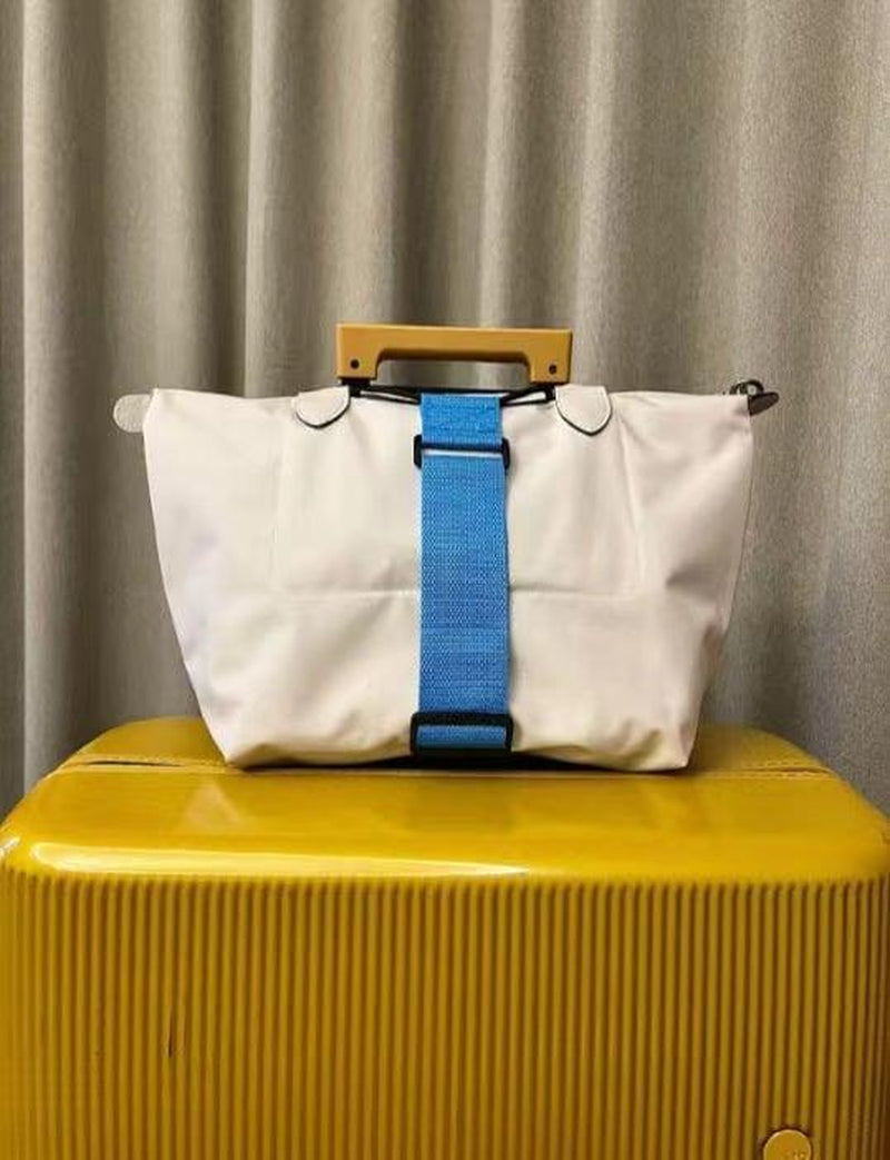 2-Pack Rainbow Adjustable Luggage Straps - Secure Your Suitcase with Multi-Use Anti-Theft Travel Connectors!