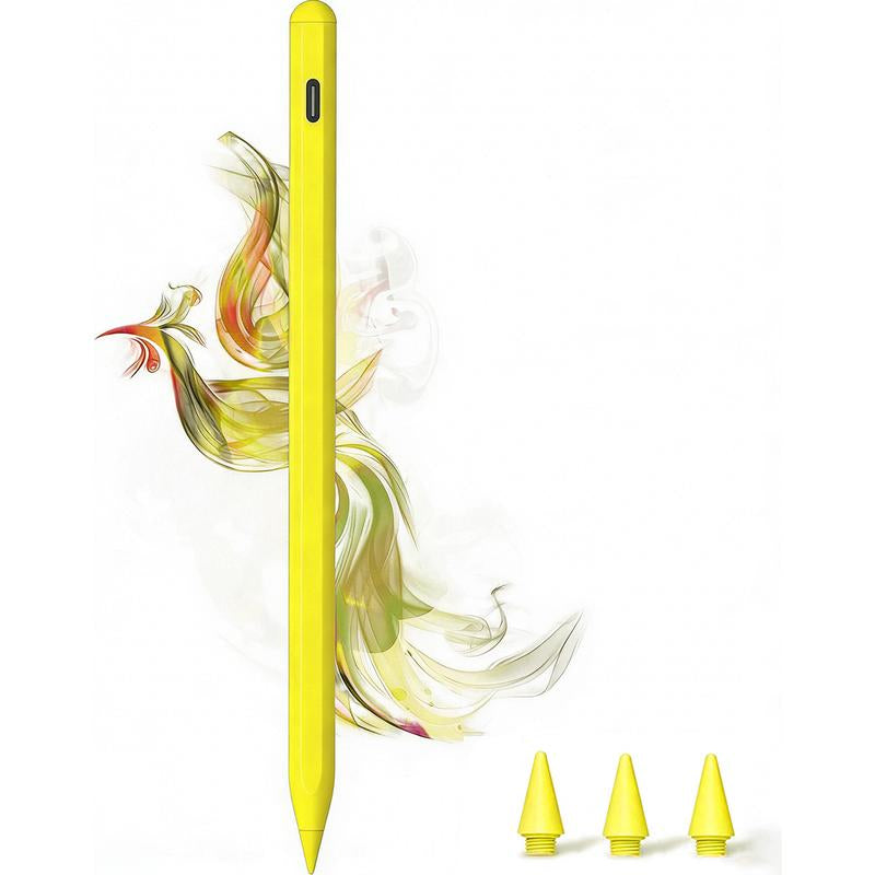 Precision Stylus for Apple iPad A16 (11" & 10" Generations), Fast Charging Compatible with iPad 11-6, Air (11"/13"), Pro (13"/11"/12.9"), Mini A17 Pro (7/6/5), Featuring Palm Rejection and Tilt Sensitivity