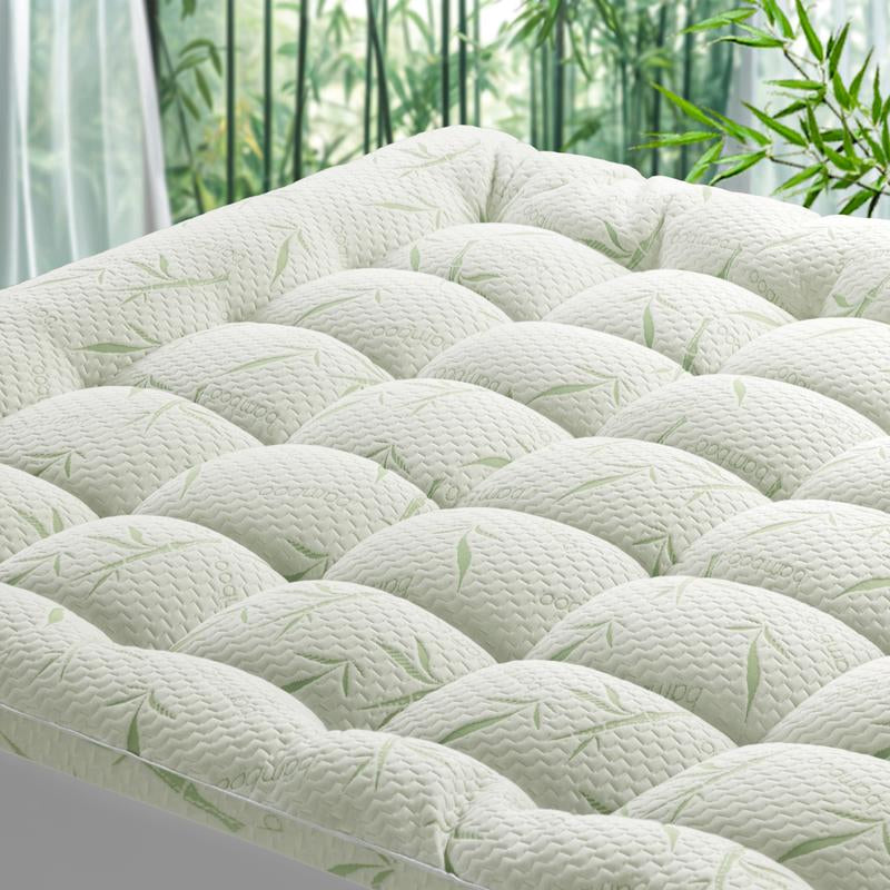 Shilucheng Mattress Topper - Extra Thick Soft Mattress Protector down Alternative Fill, Mattress Pad Cover Cotton Top with 8-21" Deep Pocket, Machine Washable and Comfortable