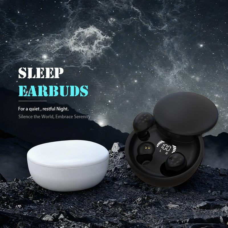 MSHUKCOE True Wireless Mini Invisible Bluetooth 5.4 Earbuds - Noise Cancelling, Sport-Ready, and Perfect for Gaming!