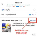 AUTOONE Red LED Strobe Tail Brake Light Bulb, Blinking CANBUS Ready 7440/7443 or 3156/3157 LED Flashing Stop Bulbs (Not Universal), 2800LM 300% Brighter Plug and Play,For Backup Light Tail Light Brake Light Turn Signal Light Parking Light, Pack of 2