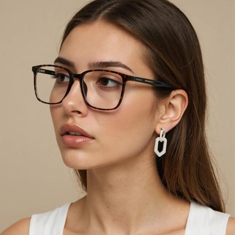 ZENOTTIC Daily Anti-Blue Light Glasses for Office Work and Gaming - High-Quality Lightweight TR90 Flexible Frame, Unisex UV400 Protection, Adjustable Clarity