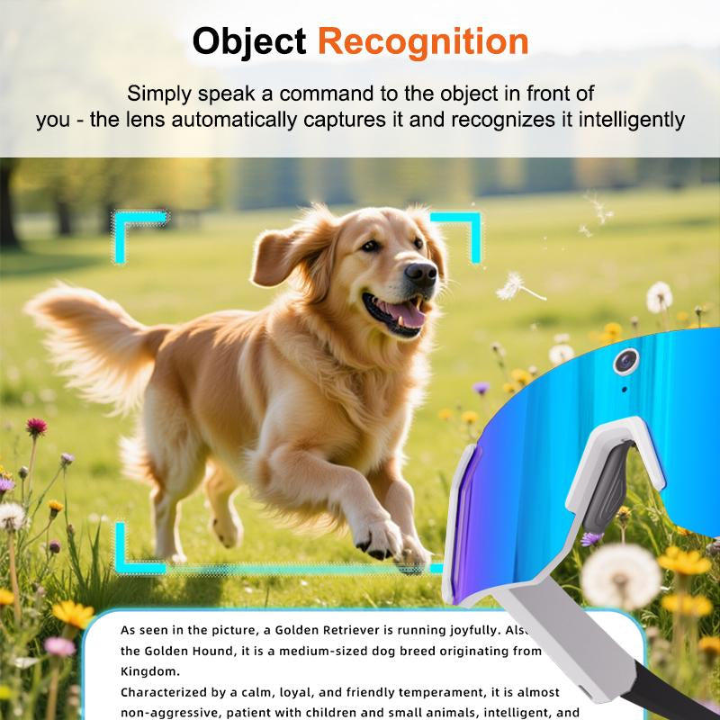 Revolutionary Smart Sports Glasses - 8MP Camera, 2K/1200P Recording, Waterproof Bluetooth Audio, Polarized Sunglasses with AI Assistant & UV Protection
