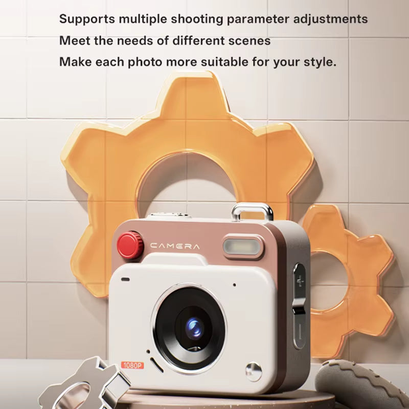 HD Mini Retro Pocket Camera - Portable Keychain Photo Recorder for Travel and Outdoor Adventures - Perfect Gift Y6000