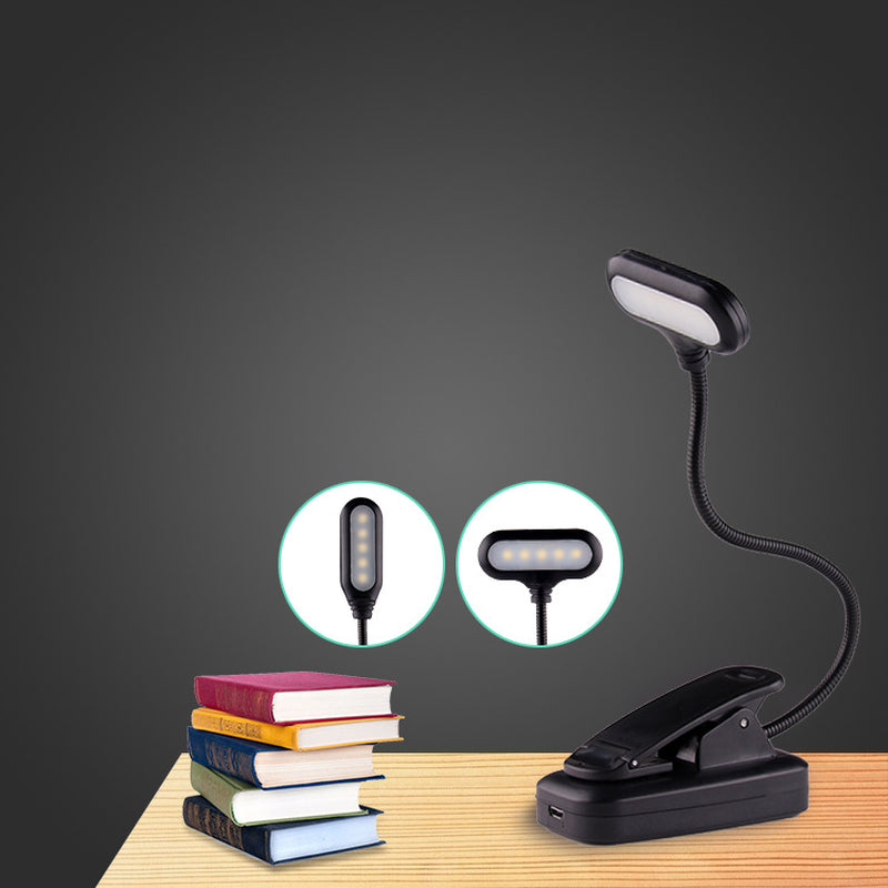 Stylish Bedside Reading Clip Lamp with USB Charging - Perfect for Your Home Office or Nightstand