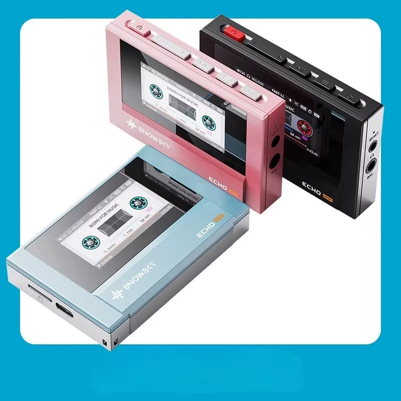 Snowsky Echo Mini Portable Hi-Fi MP3 Music Player - 15H Playback, Bluetooth Walkman with Dual Output (3.5mm/4.4mm)