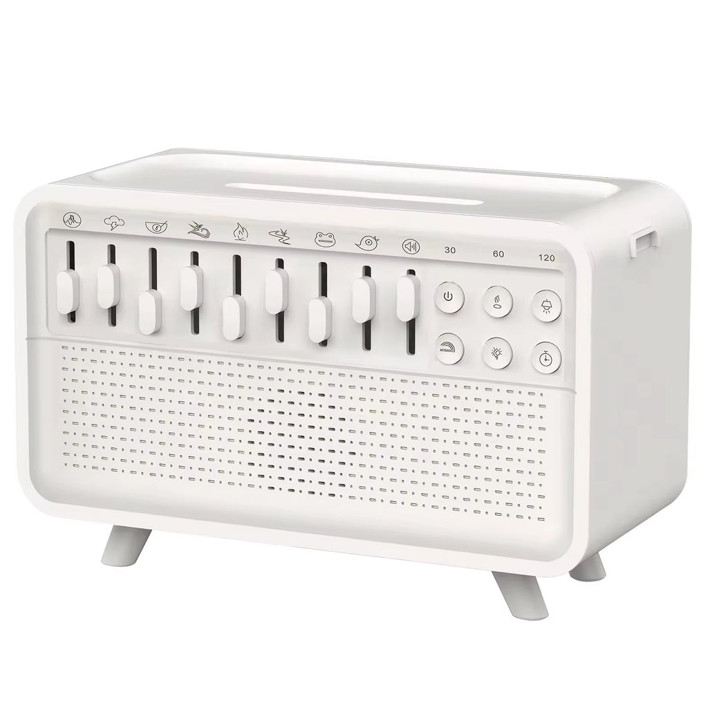4-in-1 HIFI Bluetooth Speaker & Sleep Aid: LED Night Light, Humidifier, and 8 Nature Sounds for Perfect Relaxation