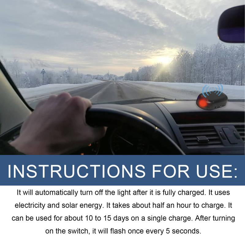 Revolutionary Solar-Powered Car Snow & Ice Remover - Your Automatic Winter Windshield Defroster for Hassle-Free Outdoor Parking!