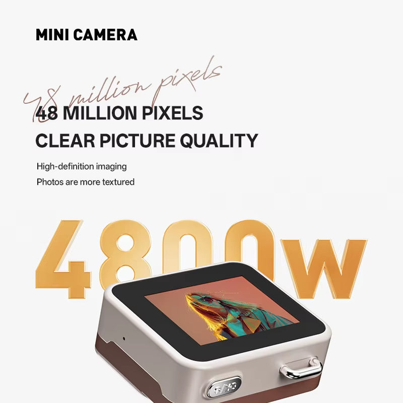 HD Mini Retro Pocket Camera - Portable Keychain Photo Recorder for Travel and Outdoor Adventures - Perfect Gift Y6000