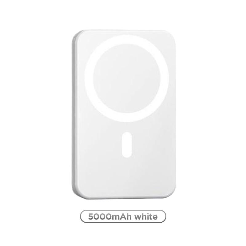 5000mAh Magnetic Power Bank - Fast Wireless Charger for iPhone 17/16/15/14/13/12/Plus/Pro Max - Compact & Portable Battery Pack