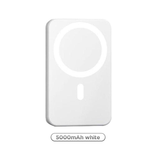 5000mAh Magnetic Power Bank - Fast Wireless Charger for iPhone 17/16/15/14/13/12/Plus/Pro Max - Compact & Portable Battery Pack