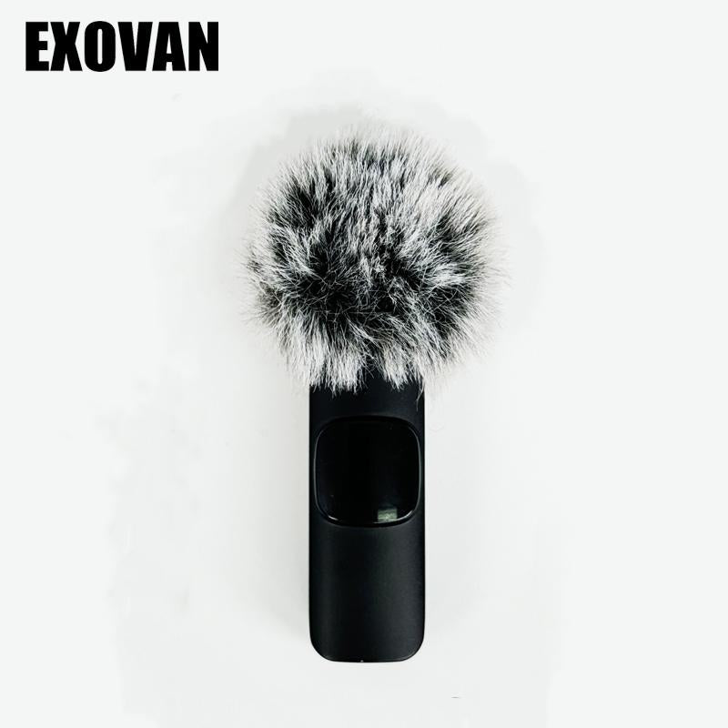 Wireless Mini Microphone Set for iPhone/Smartphone - 2 Lapel Mics with Clear Audio, Noise Reduction, Perfect for Video Recording, Interviews, and Vlogs