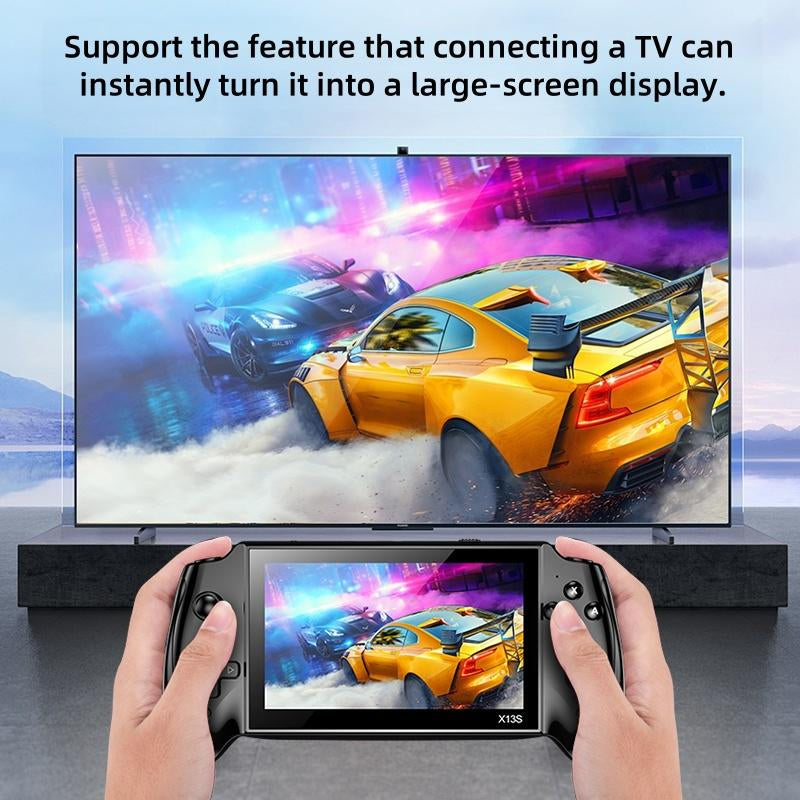 Portable Retro Game Console with 5.5-Inch Display, 10 Emulator Support, Ultra HD Graphics - Perfect Gift for Birthdays, Father's Day, and Christmas