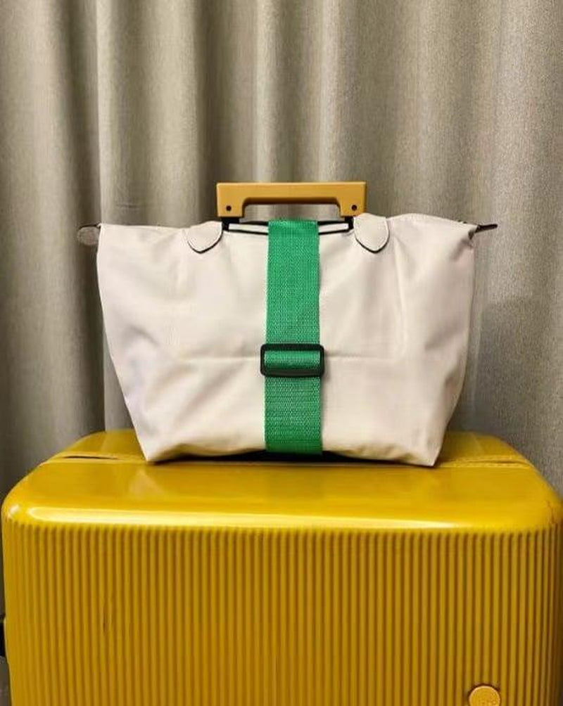 2-Pack Rainbow Adjustable Luggage Straps - Secure Your Suitcase with Multi-Use Anti-Theft Travel Connectors!