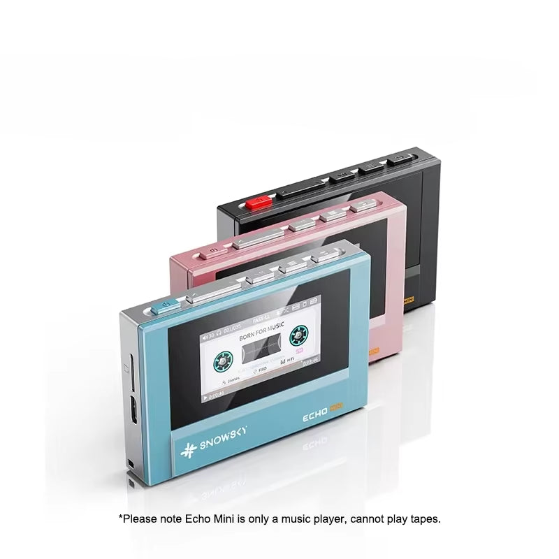 Snowsky Echo Mini Portable Hi-Fi MP3 Music Player - 15H Playback, Bluetooth Walkman with Dual Output (3.5mm/4.4mm)