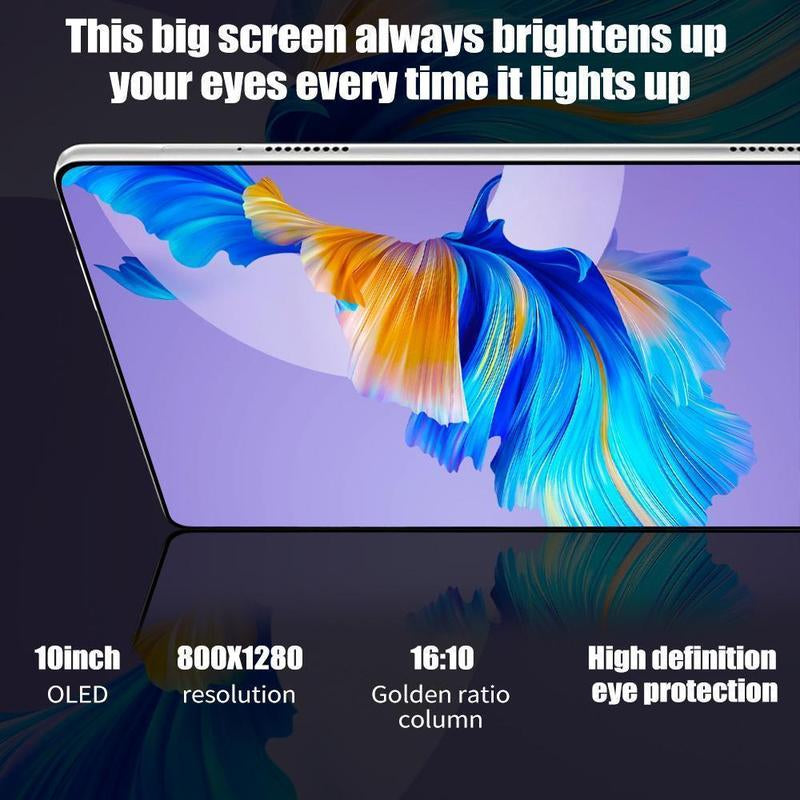 KEPEAK 10.1-Inch Android Tablet - 4GB RAM, 64GB Storage, Dual SIM, 1280x800 IPS Display, 5MP and 13MP Cameras, 5000mAh Battery, Includes Keyboard, Mouse, Stylus, and Case - Perfect Gift for Valentine's Day