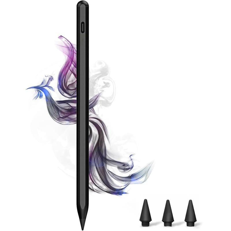 Precision Stylus for Apple iPad A16 (11" & 10" Generations), Fast Charging Compatible with iPad 11-6, Air (11"/13"), Pro (13"/11"/12.9"), Mini A17 Pro (7/6/5), Featuring Palm Rejection and Tilt Sensitivity