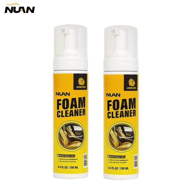 Nuan-Car Interior Foam Cleaner: Powerful All-Purpose Stain Remover for Automotive, Kitchen, and Bathroom Surfaces