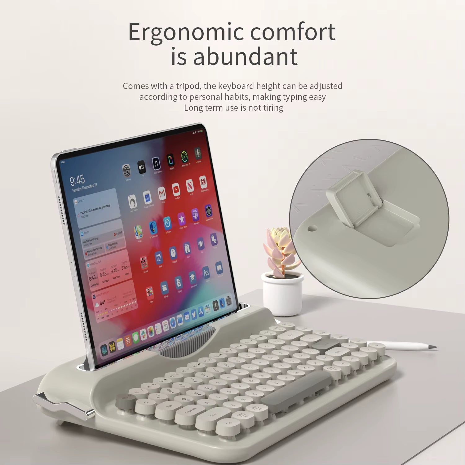 AF84 Retro Punk Wireless Bluetooth Mechanical Keyboard - Portable Dual-Mode Office Typing Experience
