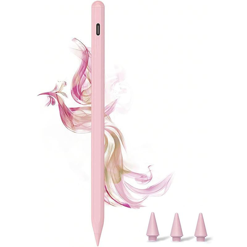 Precision Stylus for Apple iPad A16 (11" & 10" Generations), Fast Charging Compatible with iPad 11-6, Air (11"/13"), Pro (13"/11"/12.9"), Mini A17 Pro (7/6/5), Featuring Palm Rejection and Tilt Sensitivity
