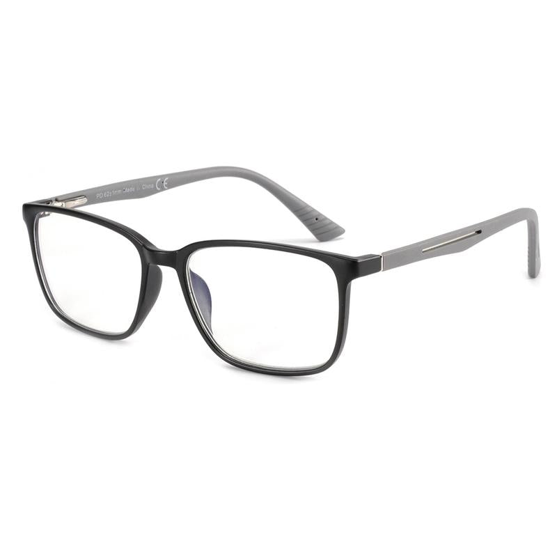 ZENOTTIC Daily Anti-Blue Light Glasses for Office Work and Gaming - High-Quality Lightweight TR90 Flexible Frame, Unisex UV400 Protection, Adjustable Clarity