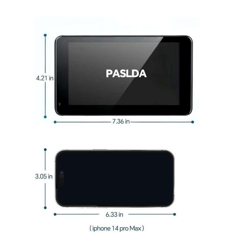 Upgrade Your Ride: 2026 Wireless Carplay Screen for Android & iPhone - Ultimate Portable Entertainment Solution!