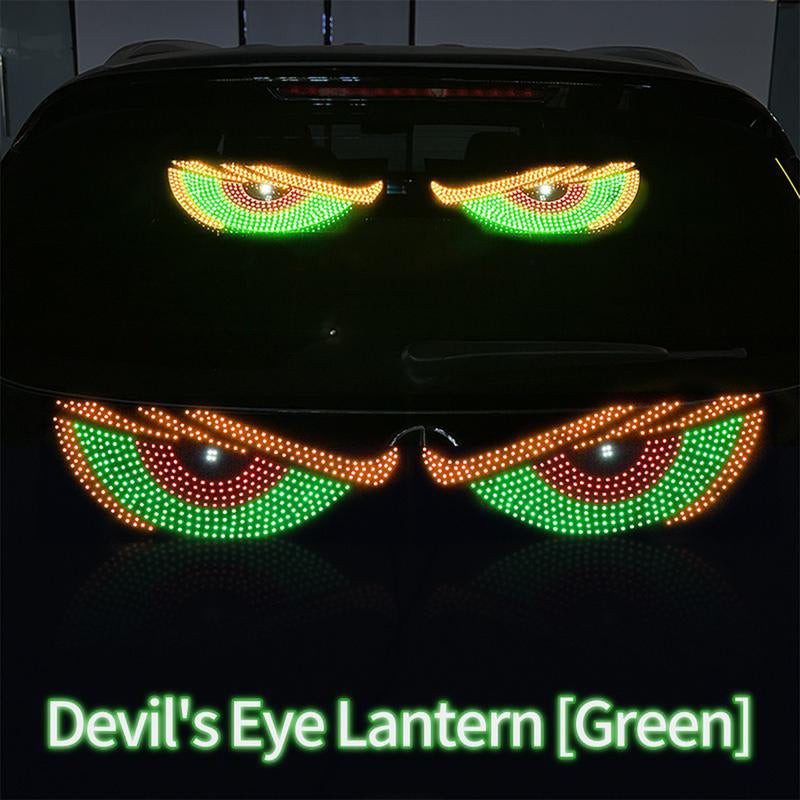 Evil Eyes LED Light for Car Windshield – USB Plug & Play Demon Eye Signal Light with 11 Modes, Adjustable Brightness, Perfect for Suvs, Trucks, Pickups & Rvs (Easy Install, No Wiring)